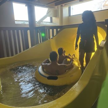 Great Wolf Lodge - Yellow water slide is super fun, it's more fun with a partner so they can carry the tube thingy! - Water Parks Near Me - Garden Grove, California