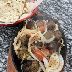 Durbar Nepalese and Indian Bistro - Lamb boti and garlic naan