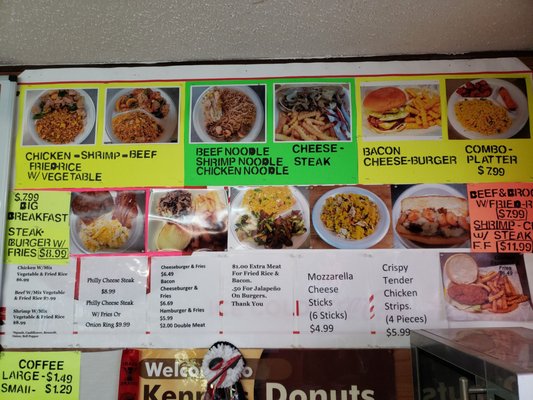 Menu photo 1 Kenny's Donuts Iraan, TX
