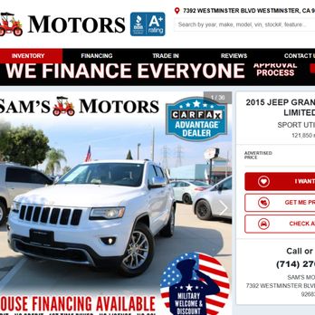 Sam’s Motors - SAM INFLATED THE PRICE BY $701 after I made the 1.5 hour trip to pick up my vehicle.  ILLEGAL! - Car Dealers Near Me - Westminster, California