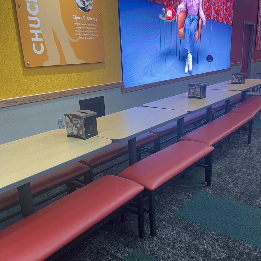 Chuck E. Cheese - This is where the kids get to watch videos of Chuck E. Cheese as awesome - Pizza Near Me - Deptford, New Jersey Chuck E. Cheese - This is where the kids get to watch videos of Chuck E. Cheese as awesome - Pizza Near Me - Deptford, New Jersey