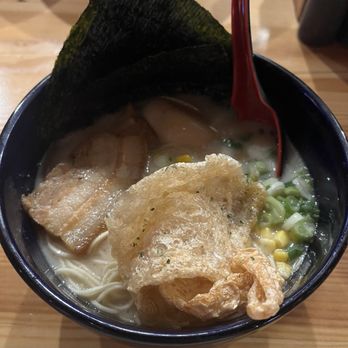 Mecha Noodle Bar - Tonkotsu 3.0 with nori and chili oil - Ramen Near Me - Brookline, Massachusetts