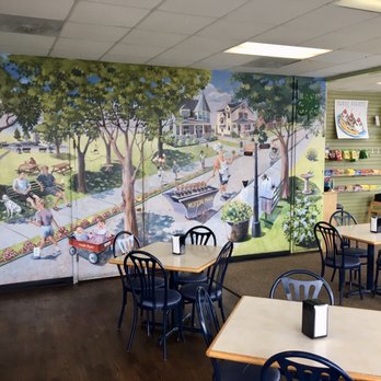 Schultz's Treat Street - Americana mural - Ice Cream & Frozen Yogurt Near Me - Kalamazoo, Michigan