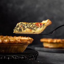 Sorelle Cucina - Spinach, Tomato & Feta Quiche