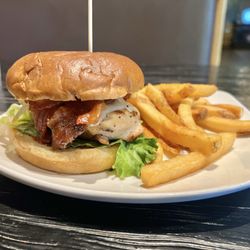 Hard Truth Distilling - Maple bourbon chicken sandwich