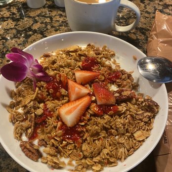 Bistro 76 Cafe & Catering - House made granola and yogurt - Breakfast & Brunch Near Me - Edmonds, Washington Bistro 76 Cafe & Catering - House made granola and yogurt - Breakfast & Brunch Near Me - Edmonds, Washington