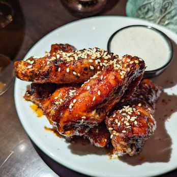 Honey Road - Sweet Harissa Chicken Wings, Dried Lime Labne - Middle Eastern Near Me - Burlington, Vermont