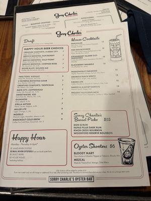 Menu photo 5 Sorry Charlie's Oyster Bar Savannah, GA Menu photo 5 Sorry Charlie's Oyster Bar Savannah, GA