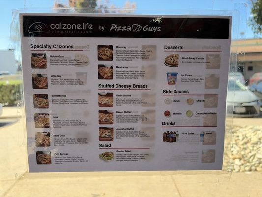 Menu photo 1 Pizza Guys Milpitas, CA