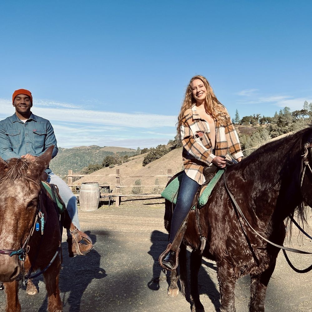 The Ranch at Lake Sonoma - Leslie and El Negro were great mounts! - Horseback Riding Near Me - Geyserville, California The Ranch at Lake Sonoma - Leslie and El Negro were great mounts! - Horseback Riding Near Me - Geyserville, California