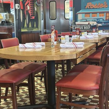 Silver Diner - New tables! - Diners Near Me - Rockville, Maryland