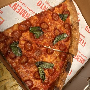 Fermento Pizza - Roni Cup Slice - Pizza Near Me - New York, New York Fermento Pizza - Roni Cup Slice - Pizza Near Me - New York, New York