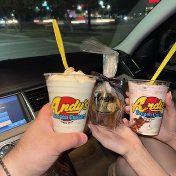 Andy's Frozen Custard - Snow monster concrete - Desserts Near Me - Cedar Park, Texas Andy's Frozen Custard - Snow monster concrete - Desserts Near Me - Cedar Park, Texas
