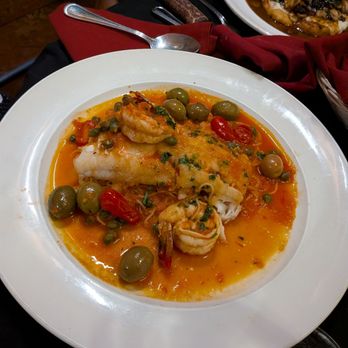 Montecatini Ristorante - Chef's special - Ling Cod over angel hair pasta - Italian Near Me - Walnut Creek, California