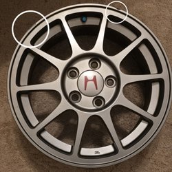 Precision Rim Repair - Before Spencer