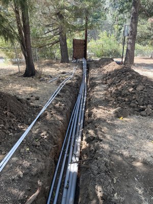 Electric panel installation new property - This required and extension of power lines as well as full installation of a new remote panel Electric panel installation new property - This required and extension of power lines as well as full installation of a new remote panel