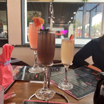 Madres Brunch - Mimosa flight - Breakfast & Brunch Near Me - Bellflower, California Madres Brunch - Mimosa flight - Breakfast & Brunch Near Me - Bellflower, California