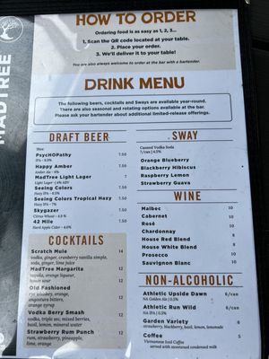 Menu photo 2 MadTree Brewing Cincinnati, OH Menu photo 2 MadTree Brewing Cincinnati, OH
