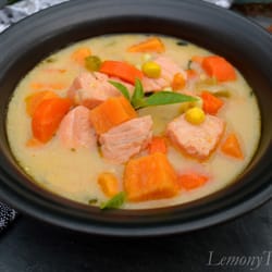 Heart & Soul Personal Chef Service - Salmon and Sweet Potato Chowder