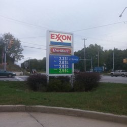 Exxon Gas And Mart - The sign