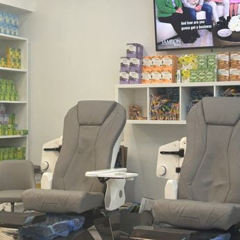 Taylor Nail Spa - Two of fourteen pedicure chairs - Nail Salons Near Me - Huntsville, Texas