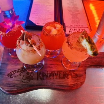 Kalaveras - Margarita flight - Cocktail Bars Near Me - Redondo Beach, California Kalaveras - Margarita flight - Cocktail Bars Near Me - Redondo Beach, California