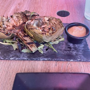 Alehouse & Bistro - The grilled artichokes did not come off the stem. - Wine Bars Near Me - Gilroy, California