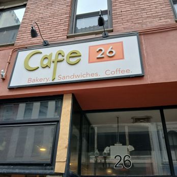 Café 26 - Front Sign - Coffee & Tea Near Me - Boston, Massachusetts