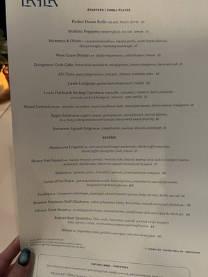 Menu photo 3 Layla Sonoma, CA
