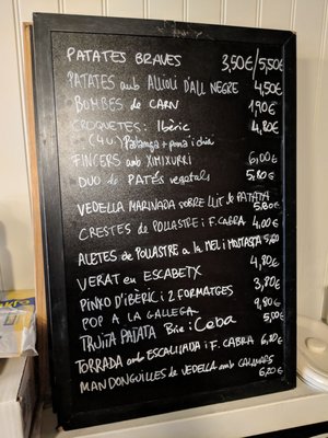 Menu photo 2 Bar del Mig Premià de Mar, B