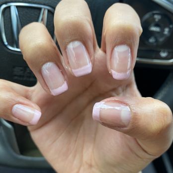 Fairmont Nails & Spa - French tip - Nail Salons Near Me - Pasadena, Texas