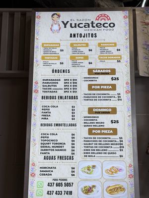Menu photo 1 El Sazon Yucateco Toronto, ON Menu photo 1 El Sazon Yucateco Toronto, ON