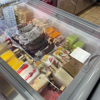 Mi Linda Michoacana - a display case with a variety of desserts - Desserts Near Me - Caldwell, Idaho