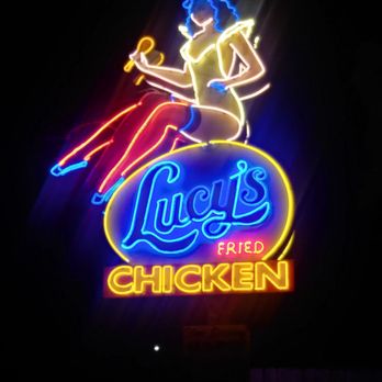 Lucy's Fried Chicken - Awesome Neon - New American Near Me - Austin, Texas