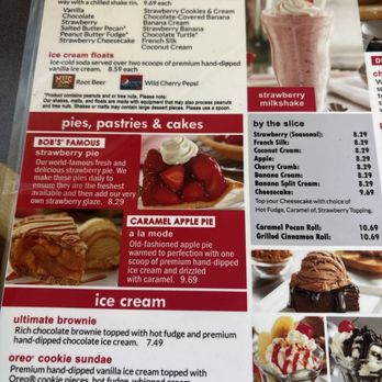 Bob's Big Boy - Dessert menu 2/25/26 - American Near Me - Norco, California