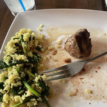 Four 66 Pub and Grill - Lamb Tips with Spinich Rice! DELICIOUS DELICIOUS DELICIOUS!! - Pubs Near Me - Danvers, Massachusetts