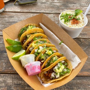 Discada - 8 Taquitos with Elote - Tacos Near Me - Austin, Texas