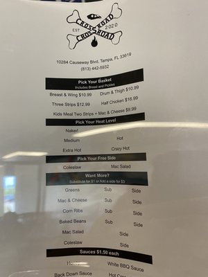 Menu photo 5 Crossroad Hot Chicken  Tampa, FL