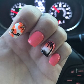 OMG Nails & Spa - Gel nails with hand painted design. - Nail Salons Near Me - Chandler, Arizona OMG Nails & Spa - Gel nails with hand painted design. - Nail Salons Near Me - Chandler, Arizona