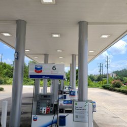 Chevron John Hawkins Hoover - Gas pumps