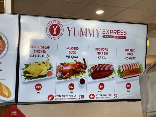 Menu photo 5 Yummy Express Westminster, CA