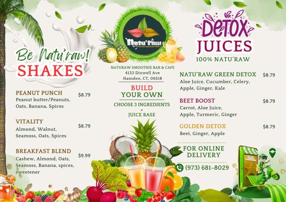 Menu photo 4 Naturaw Smoothie Bar & Cafe Hamden, CT