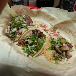 Asada, Pastor, Carnitas (left to right) Asada, Pastor, Carnitas (left to right)