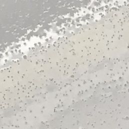 Surface was gritty and not smooth on both kitchen and bathtub. Surface was gritty and not smooth on both kitchen and bathtub.
