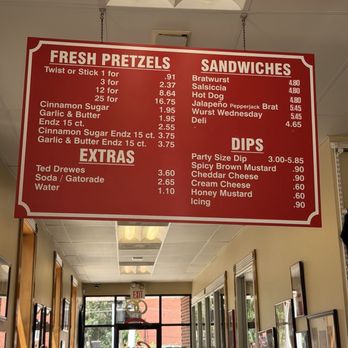 Gus' Pretzels - Menu - Pretzels Near Me - Saint Louis, Missouri