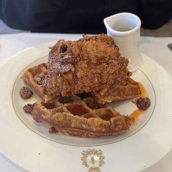 Broussard's Restaurant & Courtyard - chicken & waffles.. (YUM) - Seafood Near Me - New Orleans, Louisiana Broussard's Restaurant & Courtyard - chicken & waffles.. (YUM) - Seafood Near Me - New Orleans, Louisiana
