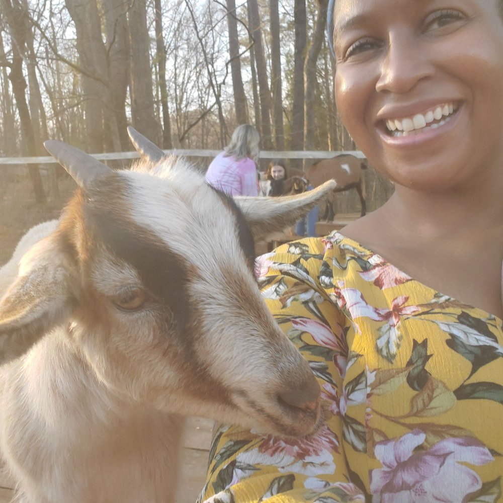 Spring Haven Farm - Me with a sweet goat - Farms Near Me - Chapel Hill, North Carolina Spring Haven Farm - Me with a sweet goat - Farms Near Me - Chapel Hill, North Carolina