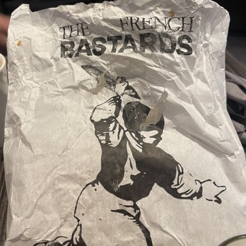 The French Bastards - Outer wrapper-love their name and logo. - Bakeries Near Me - Paris The French Bastards - Outer wrapper-love their name and logo. - Bakeries Near Me - Paris