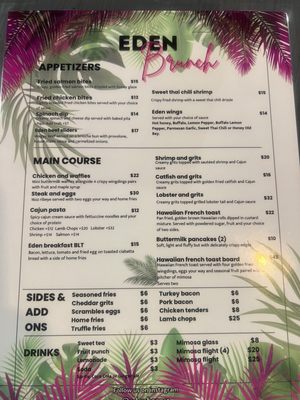 Menu photo 1 Eden Restaurant & Bar Richmond, VA Menu photo 1 Eden Restaurant & Bar Richmond, VA