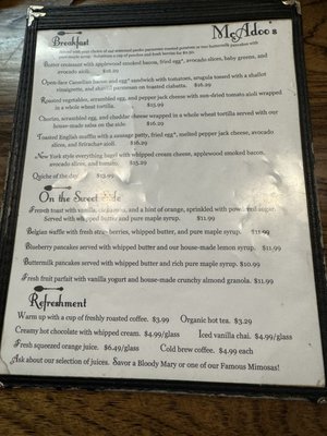 Menu photo 2 McAdoo's Elko, NV